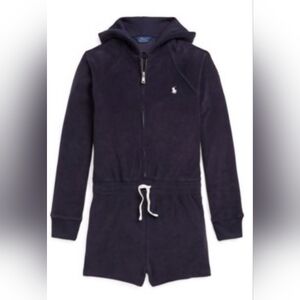 Polo Ralph Lauren Hooded Terry Romper